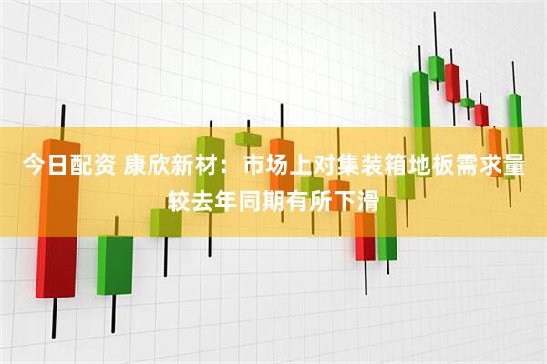 今日配资 康欣新材：市场上对集装箱地板需求量较去年同期有所下滑